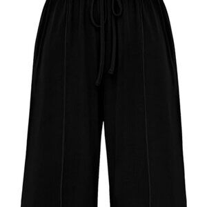 Chic Women's 2 Piece Summer Tracksuit Set - Sleeveless Top & Wide Leg Pants
